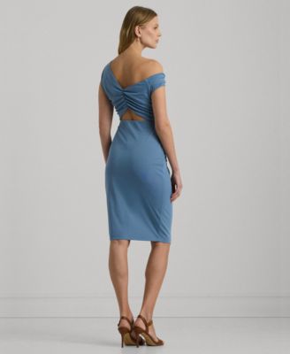 Vestido mini de crochet floral