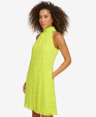 Vestido acampanado con estampado floral