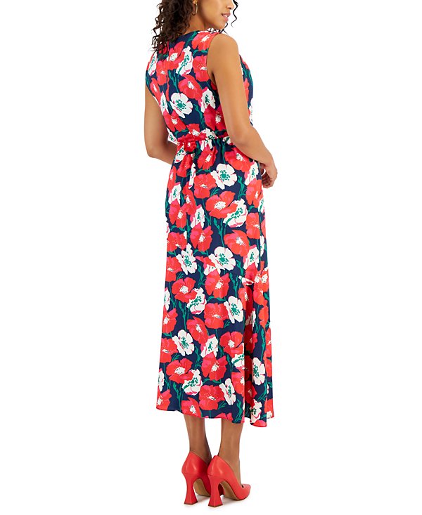 Vestido maxi de estampado floral