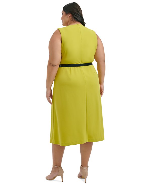 Vestido floral con cintura twist