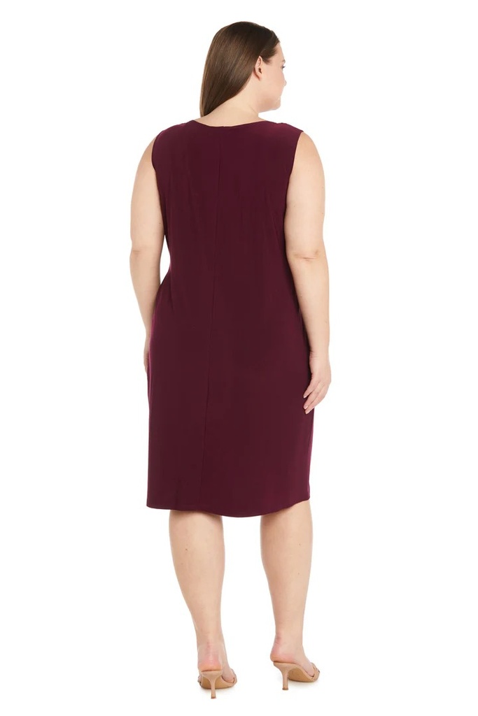 Vestido corto de fiesta, con chaqueta de encaje