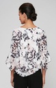 Blusa floral escalonada