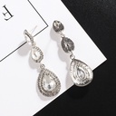 Aretes con diamantes de gota de agua (copia)