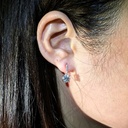 Aretes con diamantes de gota de agua (copia)