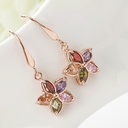 Aretes circulares con zirconias