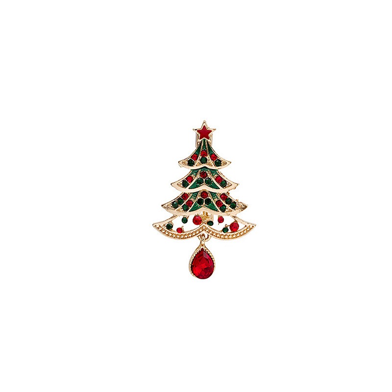 Broche de árbol de navidad