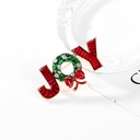 Broche navideño JOY