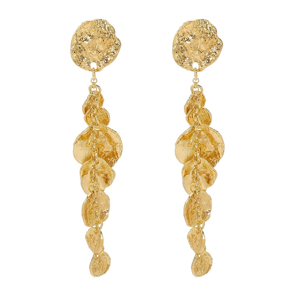 Aretes largos de estilo Vintage