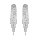 Pendientes ovalados en cascada