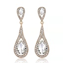 Aretes con diamantes de gota de agua (copia)