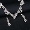 Juego de collar con aretes minimalista