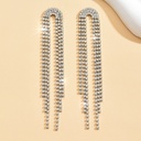 Aretes de de borla con diamantes