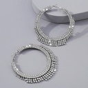 Argollas maxi con flecos de diamantes (copia)