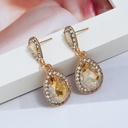 Aretes con diamantes de gota de agua (copia)