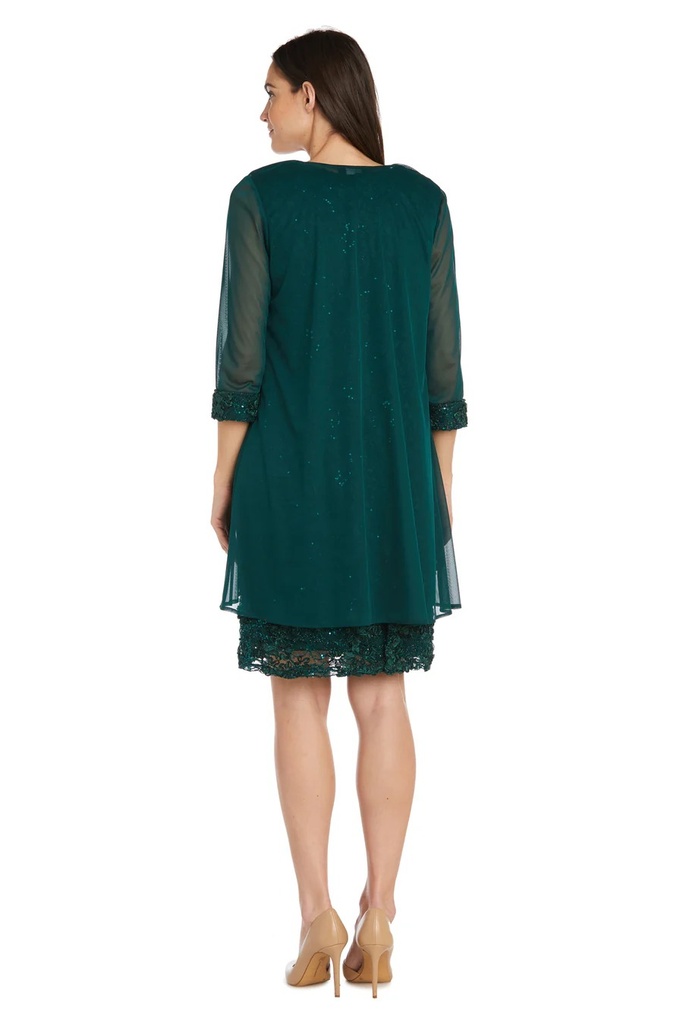 Vestido formal con chaqueta Mauve