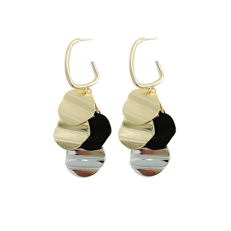 Aretes colgantes con cuentas