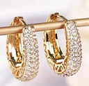 Aretes circulares con zirconias