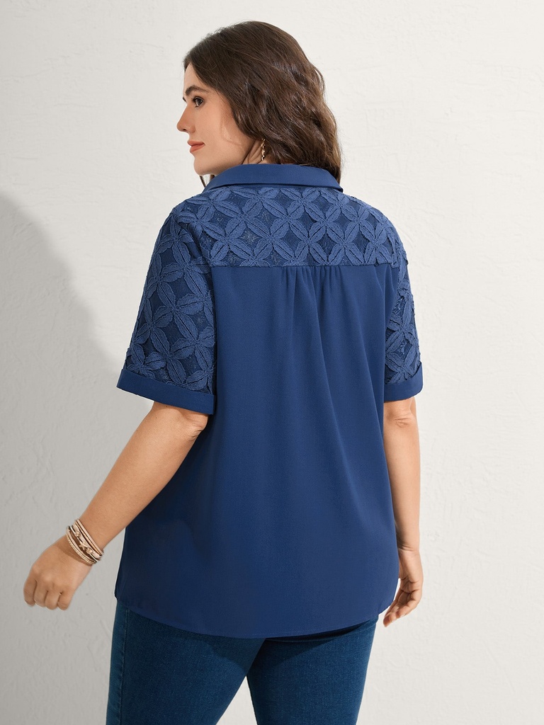 Blusa con borlas y estampado Bohemio