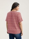 Blusa floral de mangas cortas Ditsy