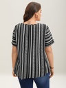 Blusa con volantes escalonados