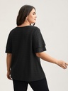 Blusa con textura Jacquard