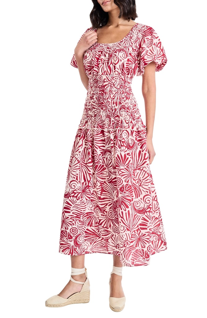 Vestido maxi floral Alessandra