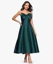 Vestido floral con cintura twist