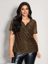 Blusa con borlas y estampado Bohemio