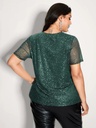 Blusa con borlas y estampado Bohemio