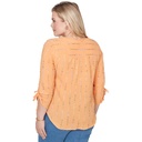 Blusa texturizada de diseño floral