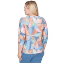 Blusa texturizada de diseño floral