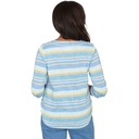 Blusa con medallón de patchwork