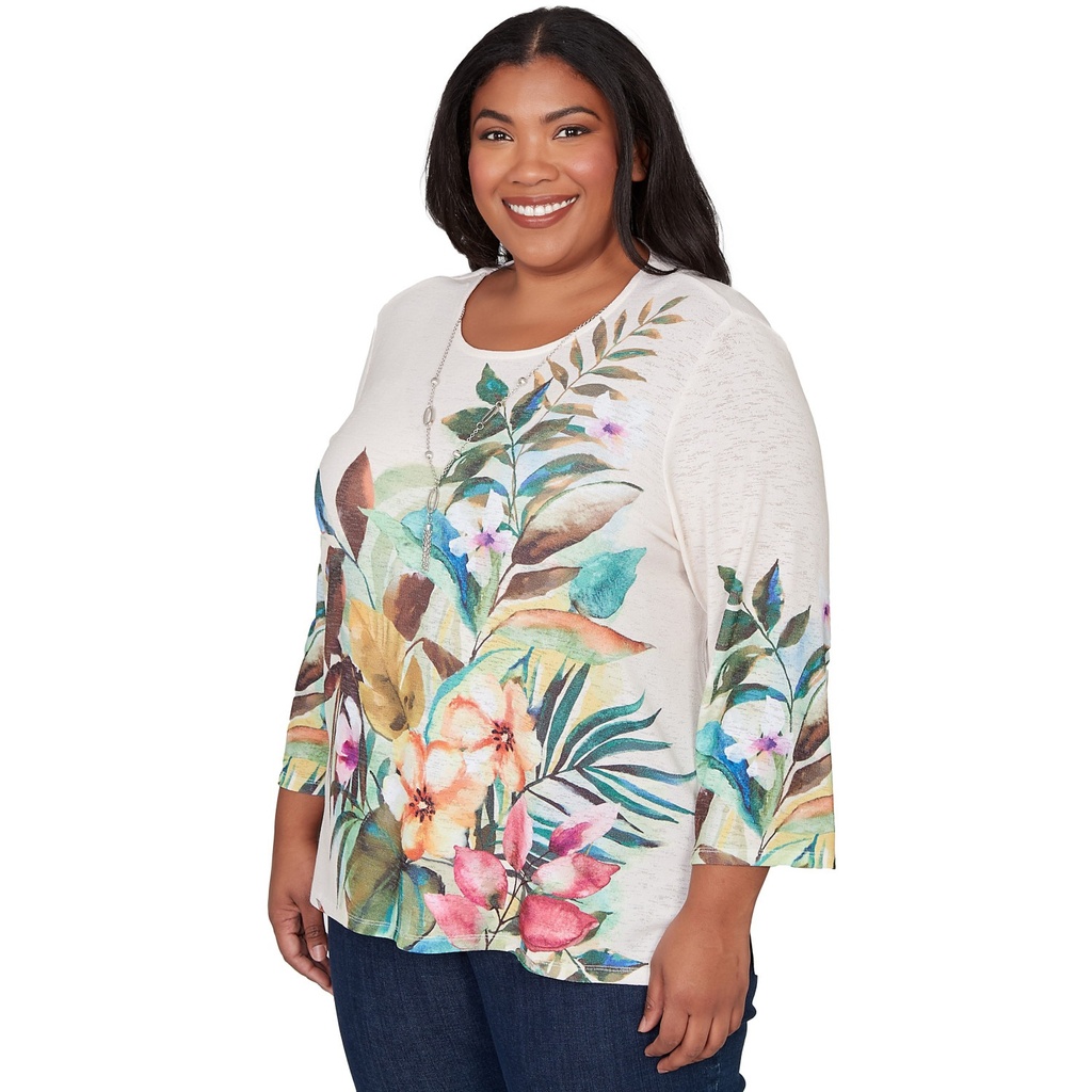 Blusa floral de diseño acuarela