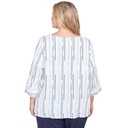 Blusa texturizada de diseño floral