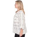 Blusa con medallón de patchwork