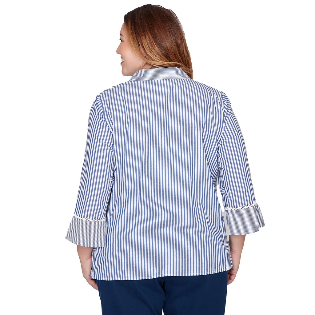 Blusa con medallón de patchwork