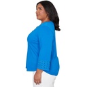 Blusa con medallón de patchwork