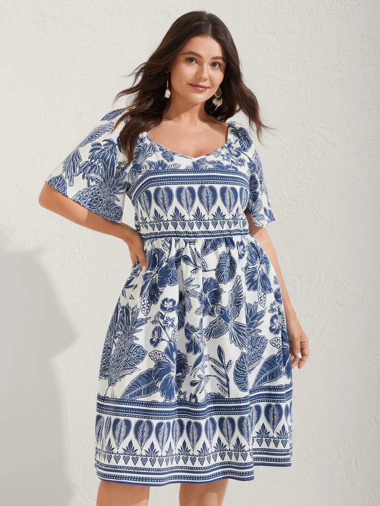 Vestido de estampado bohemio