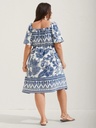 Vestido de estampado bohemio