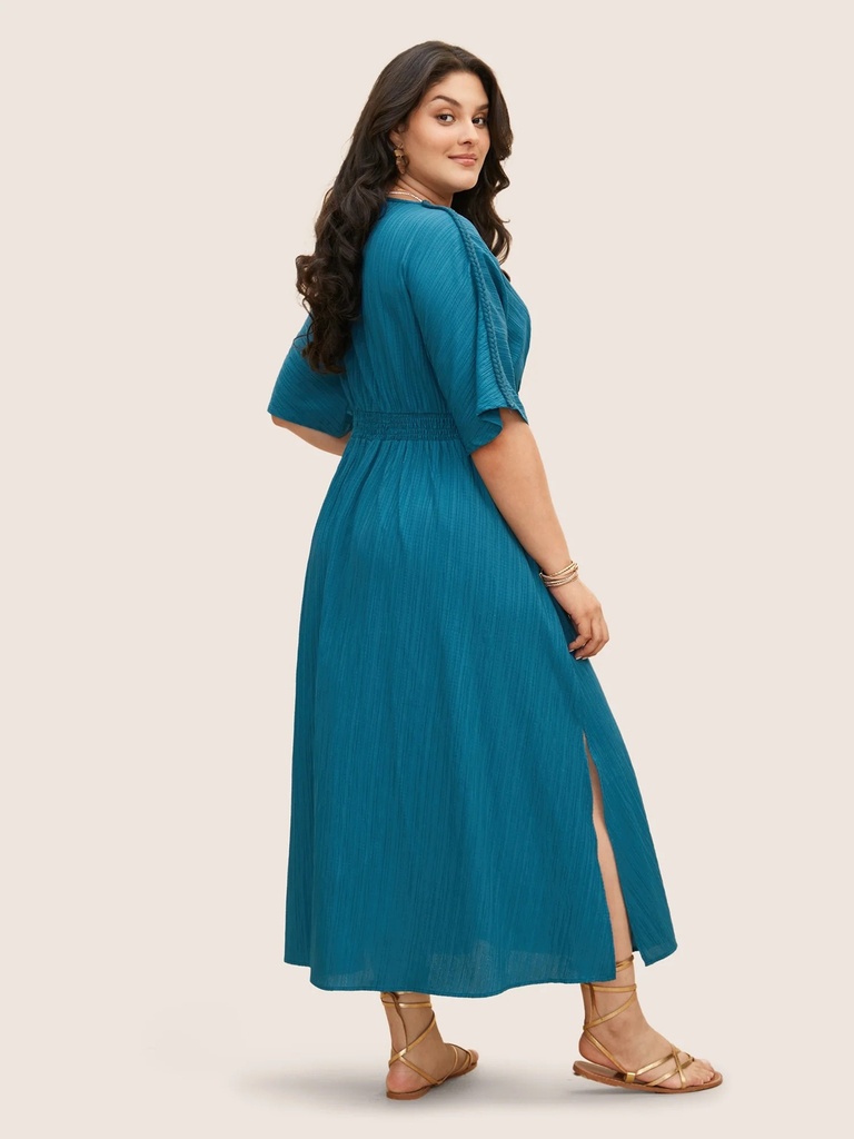 Vestido con escote en V