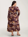 Vestido con estampado de encaje