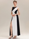 Vestido con escote redondo