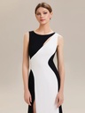 Vestido con escote redondo