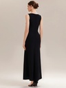 Vestido con escote redondo