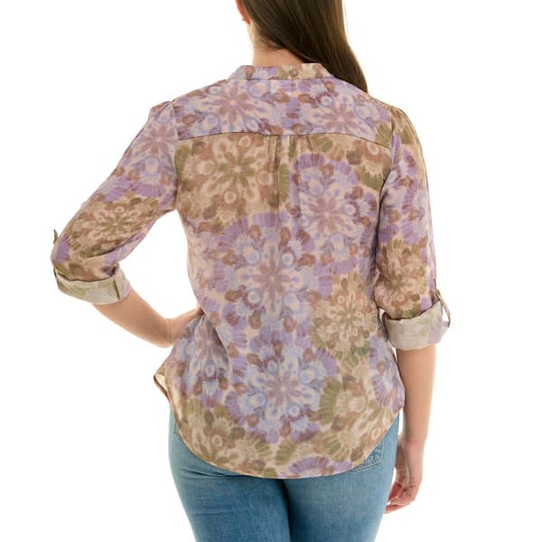 Blusa con delantera plisada