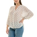 Blusa con estampado de puntos