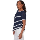 Blusa de crochet con estampado