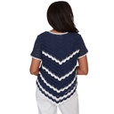 Blusa de crochet con estampado