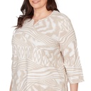 Blusa con estampado animal