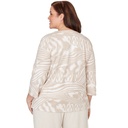 Blusa con estampado animal